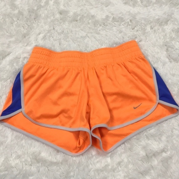 Nike Orange Active Running Shorts - Picture 1 of 6